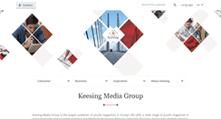 Desktop Screenshot of keesing.com